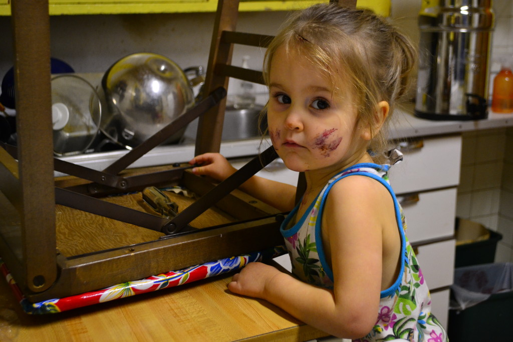 blueberry child upholstery